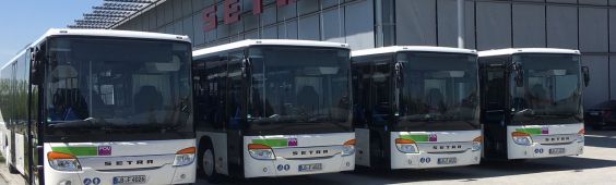 Unsere neuen Euro 6 Busse
